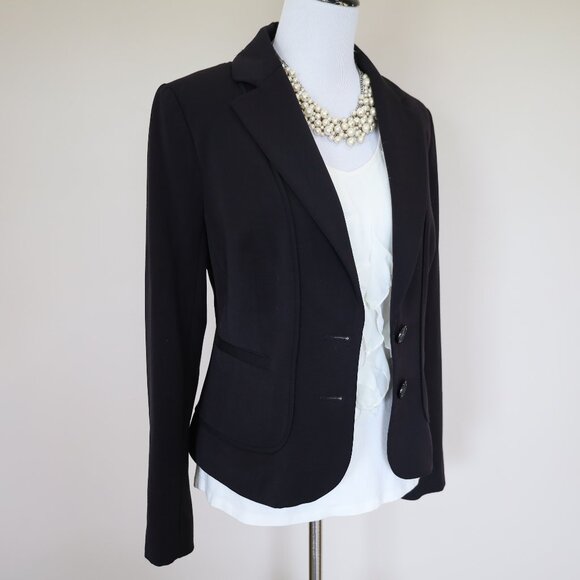 THE LIMITED Size 10 Black Suit Jacket Blazer Career Office - Picture 5 of 11